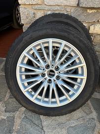 Cerchi originali bmw 17 pollici gomme invernali