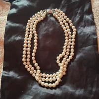 collana  perle sintetiche 