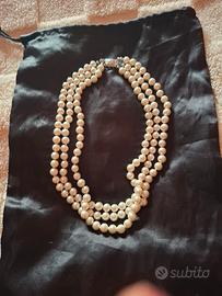 collana  perle sintetiche 