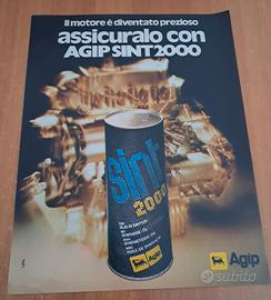 Pubblicità olio motore Agip Sint2000 (1975)