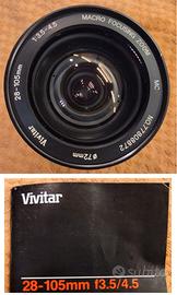 Vivitar zoom 28-105 per Canon attacco FD -A1 AE1