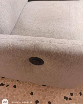 Poltrona elettrica pieghevole con pulsante