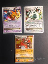 Pokémon LV.X Giratina Arceus Rhyperior ninetaless