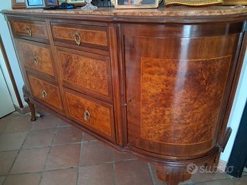 mobile antico e tavolo von supporto antico