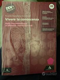 Libro filosofia vivere la conoscenza 3B
