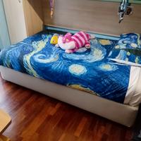 letto 1 piazza e mezza con contenitore 