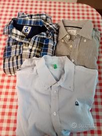 lotto tre camicie bambino 