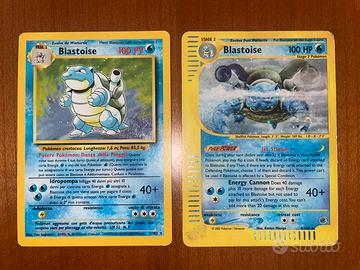 2x Blastoise Set Base + Expedition Holo