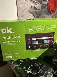 Smart TV 24" ok. ODL 24770H-TAB Android TV