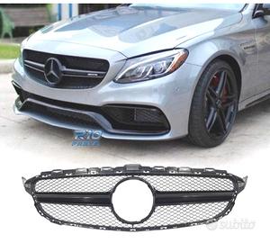 GRIGLIA MERCEDES W205 14-18 LOOK AMG C63 NERO