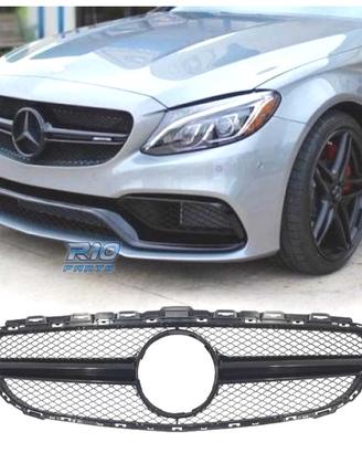 GRIGLIA MERCEDES W205 14-18 LOOK AMG C63 NERO