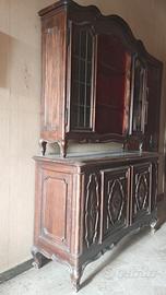 credenza antica vetrinetta