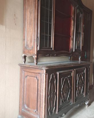 credenza antica vetrinetta
