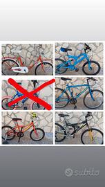 10 biciclette usate di tutte le misure 