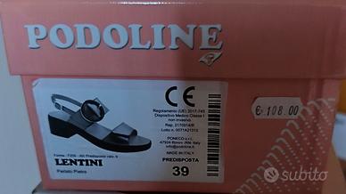 Padoline scarpe donna nuove n 39