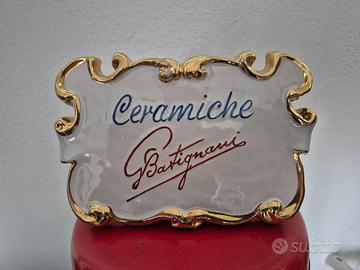 Insegna Ceramiche Batignani da esposizione