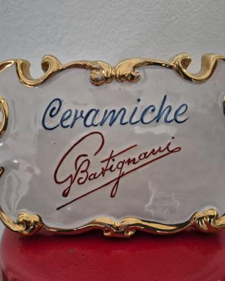 Insegna Ceramiche Batignani da esposizione