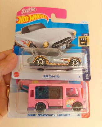 Hotwheels BARBIE Corvette e Camper