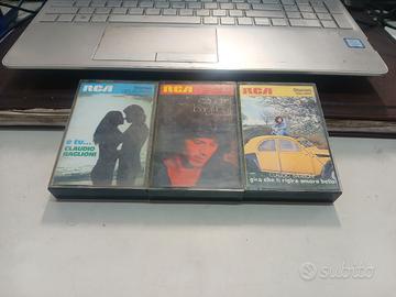 Claudio Baglioni –Lotto 3 musicassette originali 