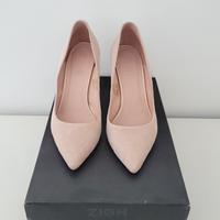 décolleté rosa velluto