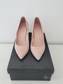 décolleté rosa velluto