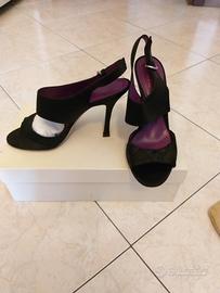 SANDALI NERI DONNA Marca SERGIO ROSSI