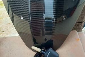 Cupolino carbonio e tamponi para telaio