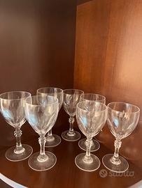 Bicchieri in cristallo