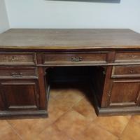 scrivania ministeriale epoca 800 in noce