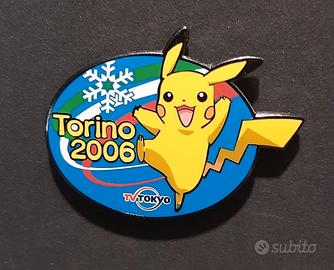 Spilla pin Pikachu Olimpiadi Torino 2006 TV Tokyo