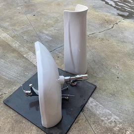 Lavandino a colonna ceramica Senesi