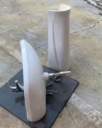 Lavandino a colonna ceramica Senesi
