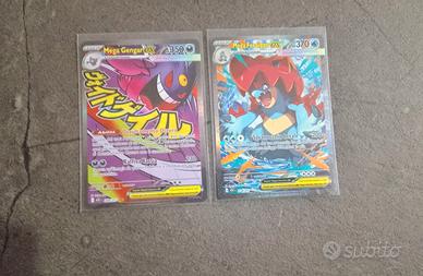 Mega Gengar ex e Mega Feraligatr ex