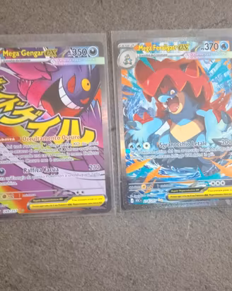 Mega Gengar ex e Mega Feraligatr ex