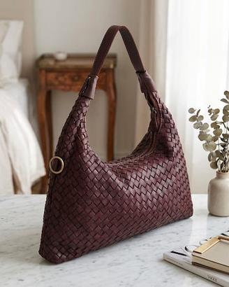 Borsa Artigianale Firenze Vera Pelle Lavata