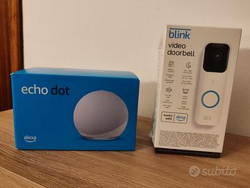 Alexa Echo dot 5 + Blink Video Doorbell