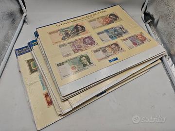 La Lira in Banconote Milano Finanza 11 schede