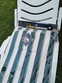 lettino prendisole "grand soleil" con cuscino