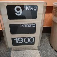 Orologio vintage Solari udine dator 6041