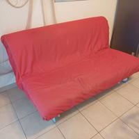 Divano letto IKEA rosso