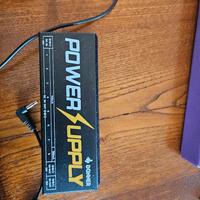 Set Pedaliera: Switcher 8ch + Fuzz + Tuner + Powe