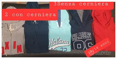 Pari al nuovo Felpe con cappuccio tg.13/14 anni
