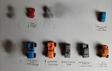 7 Modellini di Jeep e Fuoristrada Kinder e Giodi