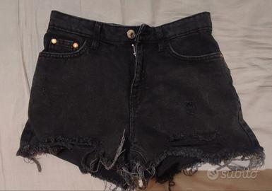 Pantaloncini Jeans a vita alta 