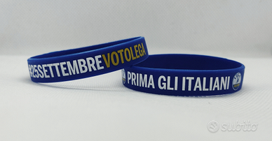 Braccialetto PRIMA GLI ITALIANI - LEGA