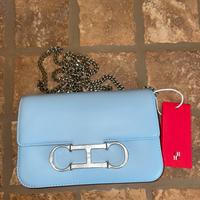 Borsa CH Carolina Herrera in Pelle Azzurra
