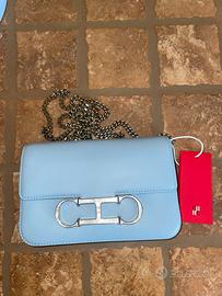 Borsa CH Carolina Herrera in Pelle Azzurra