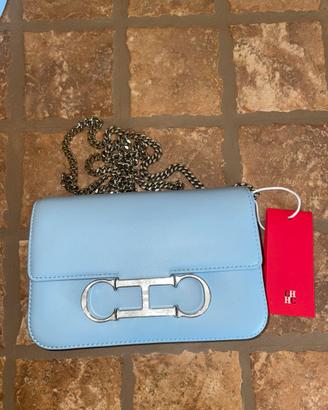 Borsa CH Carolina Herrera in Pelle Azzurra