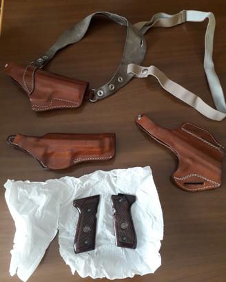 Fondine e guance in legno pistola Beretta