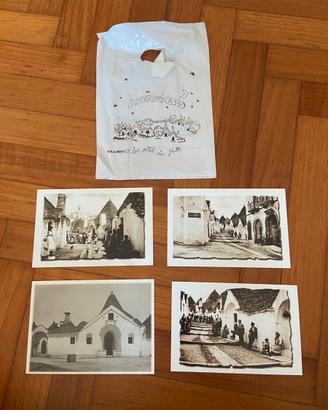 4 cartoline  Alberobello